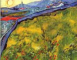 Field of Spring Wheat at Sunrise by Vincent van Gogh